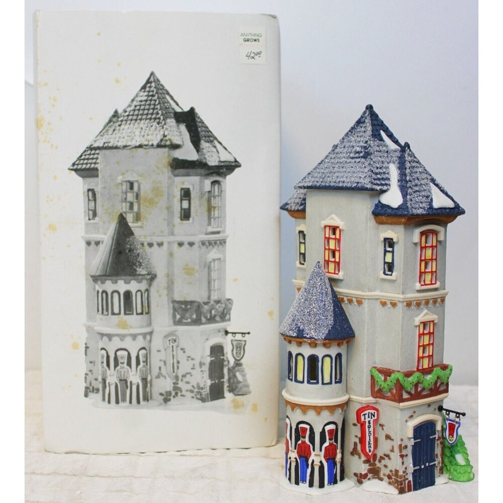 VTG 1995 Dept 56 Heritage Village North Pole Series Tin Soldier Shop #5638-3